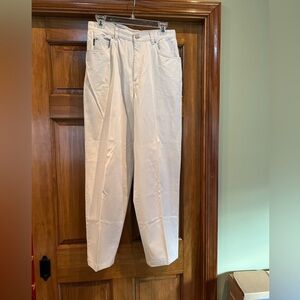 Lauren Ralph Lauren Cream Straight Leg Jeans
